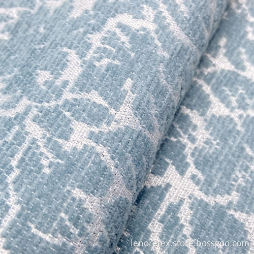 Acrylic Polyester Knit Jacquard Fabric with Metallic Lurex
